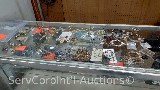 Lot of Various Costume Jewelry of Necklaces, Earrings, Rings and Bracelets