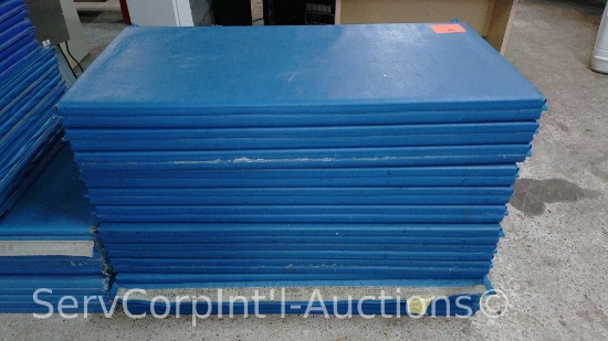 Lot of (4) 4' Gym Mats