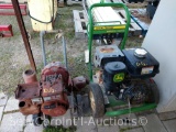 Lot of John Deere 3800-PSI Pressure Washer-Missing Pump, Industrial Commercial Garbage Pump