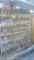 Lot Of Various Cabinetry/Drawer Door Hinges, Knobs & Pull Handles with Display Case