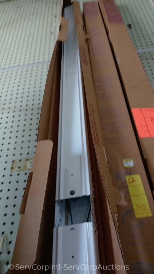 Lot Of Metulux 8-Ft 4-Ft Lamp Narrow Tandem Strip Lights