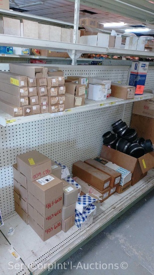 Lot Of Rubber Bell Reducers, Leg Tub Bath Drain, Screen Caps, Strainers, Water Heater Heating