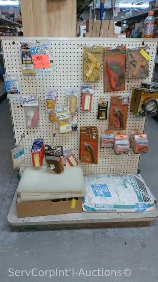 Lot Of Glue Guns, Glue Sticks, Ceiling Spray Texture, Pads, Wall Mount System, Little Dipper Glue