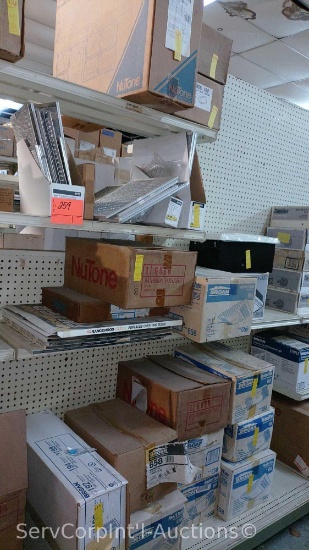 Lot Of Yuko 24-In Range Hood, Range Hood Elbows, Range Hood Replacement Filters, Bathroom Fan Light,