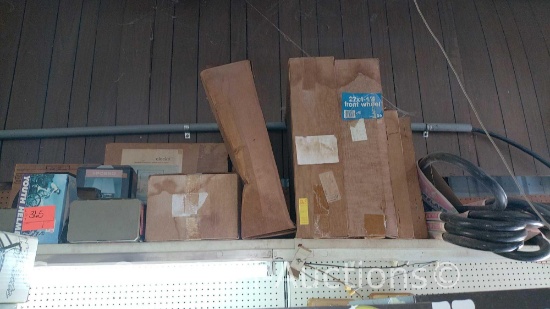 Lot Of Various No More Flat Inner Tubes, Bicycle Helmet, VHS/Beta Cassette Holders, Wall Clocks,
