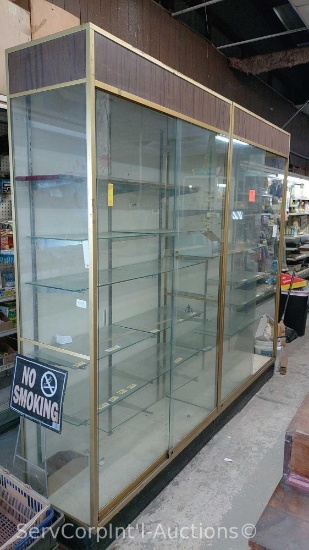 Lot Of 2 Display Cases 4'x7'