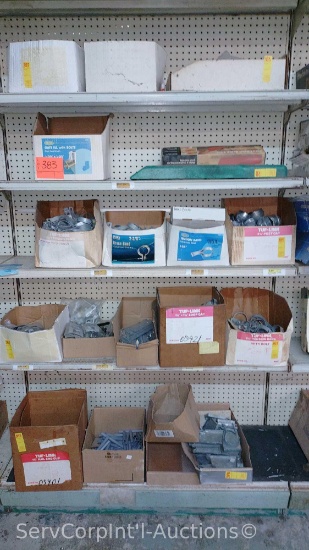Lot Of Fencing Accessories, Brace Bands, Tension Bands, Tough Link Post Caps, Gutter Getter,