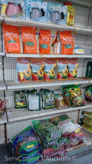 Lot Of Simplicity Self-Watering Planters, Preen Weed Preventer, Sulfur Plant Fungicide, Hoffman