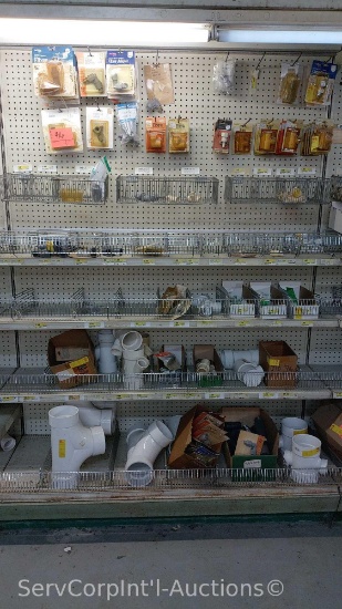 Lot Of Various Size PVC Fittings, Elbow Adapters, Drop Air Elbows, Elbow Tubing, Pex Fittings, Angle