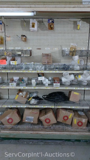 Lot of Various Size PVC Fittings, Female Threaded Couplers, Pex Fittings, Clips, Water Line Hose