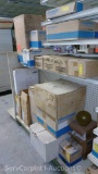 Lot Of Various Size Replacement Globes, Square Glass Covers