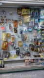 Lot Of Emergency Flashlights, Batteries, Magnifying Glass, Pocketknife, Neoprene Supports, Money and