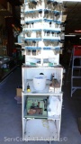 Lot of Key Cut Center with Various Type Key Blanks & Ilco Semi-Automatic Key Cutting Machine