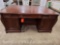 Lot of 2 Brown 6' Executive Desks