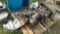 Lot on Pallet of Outboard Boat Motor No ID Tag, Yamaha Remote Throttle
