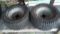 Lot on Shelf of Carlisle 20x10.00-10 4-Wheeler Tires with Rims (Seller: St. Tammany Parish Sheriff)