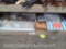 Lot on Shelf of Various Buckles, etc.
