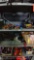 Lot on 3 Shelves of Various Allen Keys, Box Wrenches, Crescent Wrenches, Hammers, Bolt Cutters, Box