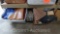 Lot on Shelf of Various Cut Animal Skins & Hides