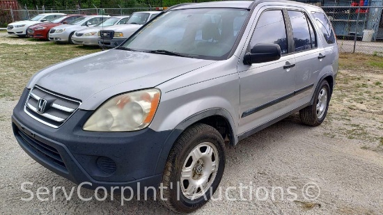2005 Honda CR-V Multipurpose Vehicle (MPV), VIN # JHLRD68525C013100