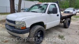 2001 Chevrolet Silverado Stakebody Truck, VIN # 1GBHC24U91E294249