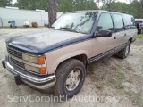 1993 Chevrolet Suburban Multipurpose Vehicle (MPV), VIN # 1GNFK16K3PJ386590