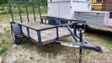 2006 Falcon 10' Utility Trailer VIN: 432SA101761013018 - No Paperwork 