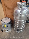 Lot of Thermal Beverage Dispenser & Ancaster Colony Deluxe Electric Coffee Dispenser