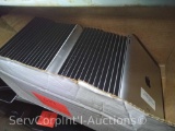 Lot on Shelf of Approximately 35 Various i-Pad's (tested a few, some powered on. May be locked