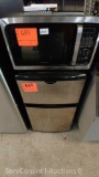 Lot of Farberware Microwave & Frigidaire 2-Door Dorm Fridge