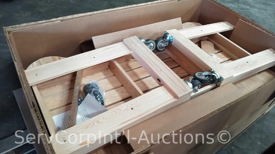 Lot on Pallet of Primo Cypress Tables for Oval XL400