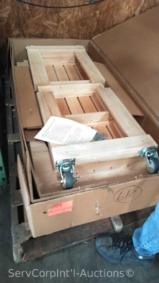 Lot on Pallet of Cypress Countertop Table for Oval XL400
