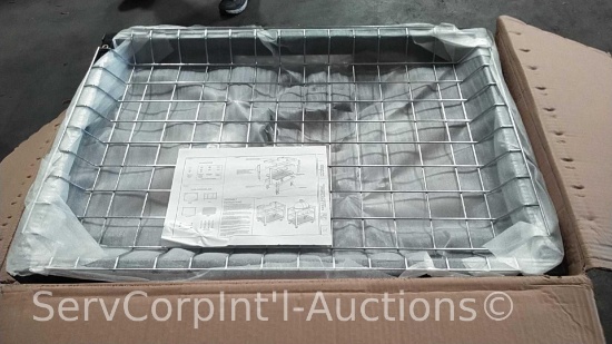 Lot on Pallet of 3 Primo Jr Cart with Basket & Stainless Side Table: 2 of 320 and 1 of 308
