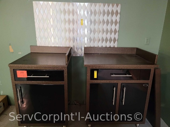 Lot of Challenger Double Door Cabinet, Challenger Single Door Cabinet, 48" Star Stainless Design
