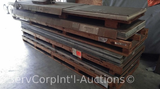 Lot on Pallet of Various Size/Color Poly Board