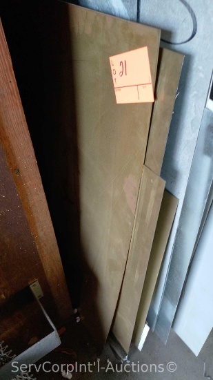 Lot of Various Size Brass Sheet Metal