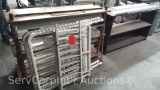 Lot of Baby Crib and 2 Wooden Shelves