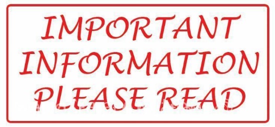 ** IMPORTANT INFO | READ BEFORE BIDDING **