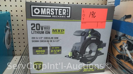 Master Mechanic 6 1/2" 20-Volt Circular Saw