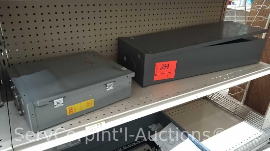 Lot of 2 Breaker Panels 4-Slot and 8-Slot
