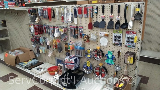 Lot of Various Graters, Whips, Spatulas, Measuring Spoons, Can Openers, Strainers, Knives, Dish