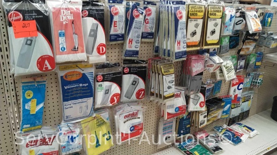 Lot of Various Vacuum Cleaner Bags, Hoover Belts, Dust Buster Filters, Dirt Devil Belts, Vacuum
