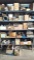 Lot on Shelves of Various Electric Motors, Couplers, Registers, Hammers, Junction Boxes, Belt