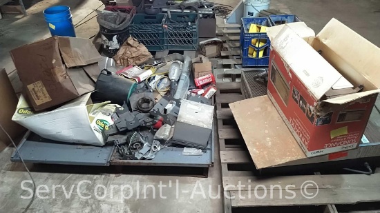 Lot on 2 Pallets of (2) P150 Propane Heaters, 1 Crosley Electric Heater (Parts Only), Various Light
