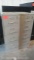Lot of Lateral 2-Drawer File Cabinet with 2-Shelves & 2 Legal Cream Color 4-Drawer Filing Cabinets