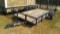 2021 Triple R Dovetail Utility Trailer VIN: 59N1U1415MB020651, Salvage