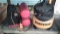 Lot on Shelf of Bostitch 6-Gal Air Compressor & 4-Gal Air Compressor
