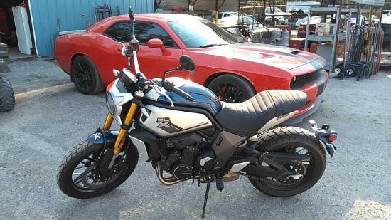 2022 CFMoto 700CL-X Motorcycle, VIN # LCEPEWL10N6005212