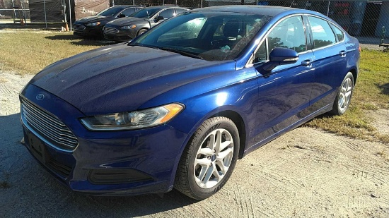 2014 Ford Fusion Passenger Car, VIN # 1FA6P0HD0E5400265