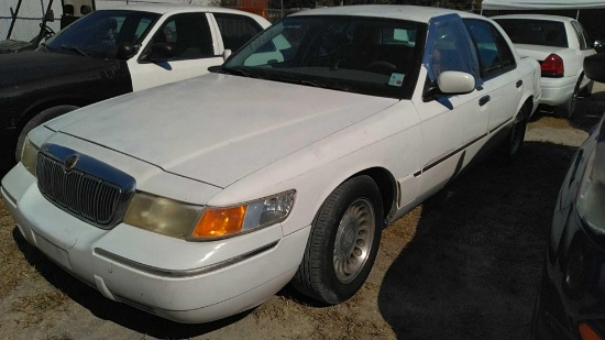 2002 Mercury Grand Marquis Passenger Car, VIN # 2MEFM75W32X641537